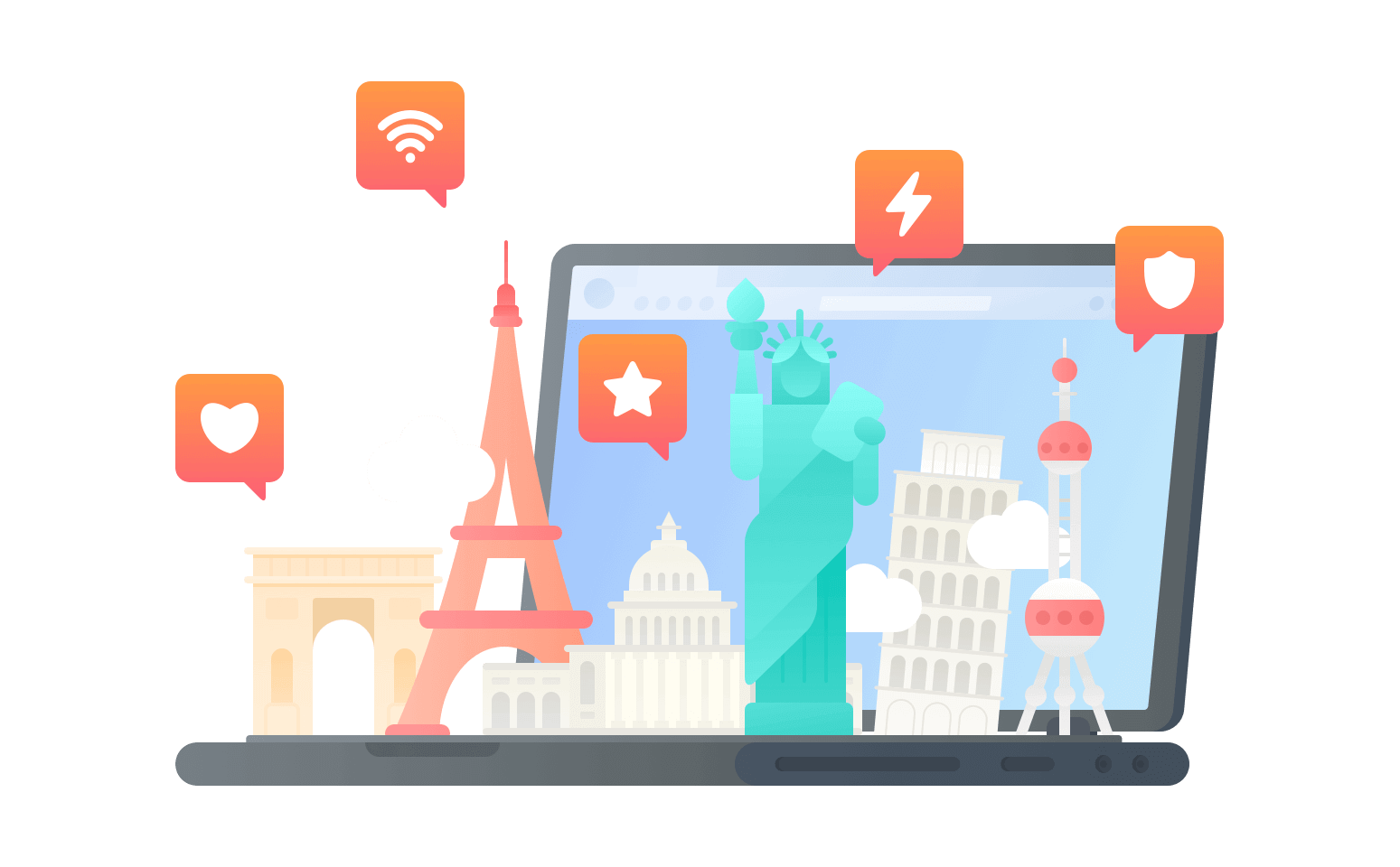 在圣皮埃尔和密克隆岛连接到中国vpn - SPEEDCN